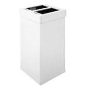 VB 650033 Afvalbak Carro Mix 2x25 L wit