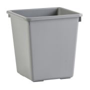 VB 045433 Afvalbak vierkanttaps grijs 27 L (30x30x36 cm)