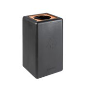 VB192458 Circulaire afvalbak Brickbin waste 65L zwart/oranje