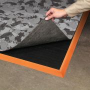 Rubber matbak 150x81cm MATE916 incl. 10 matten