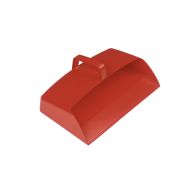 Hillbrush veegblik met kap 30 cm rood