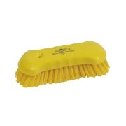 Hillbrush werkborstel hard gebogen rug 20 cm geel