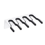 Hillbrush wandhouder 4 stelen 20 cm wit