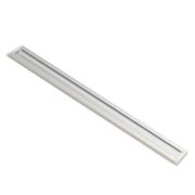 Hillbrush aluminium rail 515mm met eindstoppen kleur _