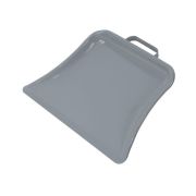 Stofblik metaal grijs