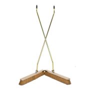 Schaarbezem kokos met montuur + schroeven