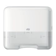 Tork Z-vouw/C-vouw Mini Handdoek Dispenser wit kunststof