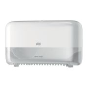 Tork Twin Hulsloos Mid-size Toiletp. Dispenser wit kunststof