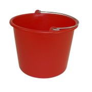 Bouwemmer rood 12 L