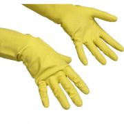 Huishoudhandschoenen geel mt. L