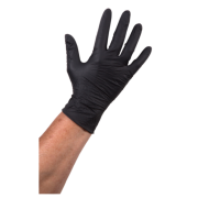 Handschoen Nitril Cat 3 ongepoederd zwart 100 st. XL