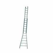 Dirks gecoate alu. opsteekladder 28 gecoat 2x10