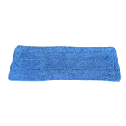 PURE microvezel vlakmop blauw velcro 45 cm