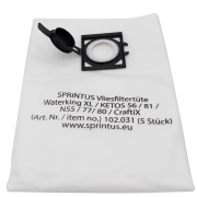 Stofzuigerzak textiel Sprintus N55/77/80, WK XL, Ketos 5 st.