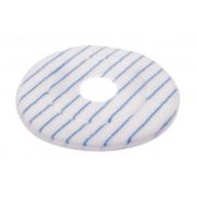 Microvezelpad blauw / wit 13"