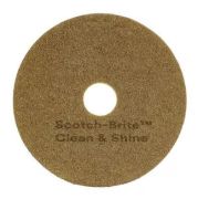 Vloerpad 3M Scotch-Brite  Clean & Shine 18" geel (5 st.)