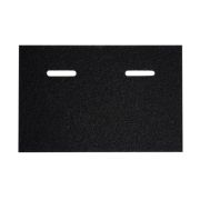 Pad Excentrisch Zwart 55x35 cm