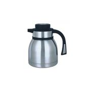 Thermoskan 1,5 L met zwarte drukknopsluiting