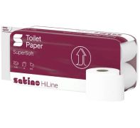 71341 Satino HiLine Toiletpapier supersoft cellulose 3lg