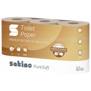 067431 Satino PureSoft Toiletpapier 600Vel, MT1, 2lg, 36 rol