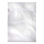 Wasnet fijnmazig wit met rits 25x38 cm