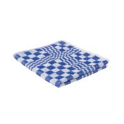 Keukendoek blauw geblokt 50x50 cm (3 st.)