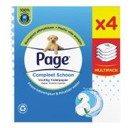 PAGE Vochtig toiletpapier Compleet Schoon (4 x 38 st.)