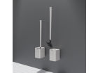Sanimaid toiletborstel Stockholm wit - muurbevestiging