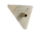 RVS driehoekzuigmond 38 mm