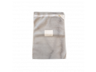 Wasnet wit met rits (50x70 cm) rits met trekker bescherming