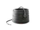 Aansluitkabel rubber 3 x 1,5 mm zwart 15 m, incl. stekker