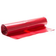 Afvalzak LDPE rood 90x110 cm T70 (10 rol à 10 st.)