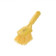 Hillbrush werkborstel hard korte greep 25 cm geel
