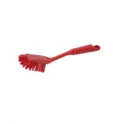 Hillbrush afwasborstel medium 27 cm rood