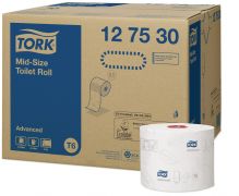 Tork Mid-size Toiletp. Wit 2lg wit T6 Advanced 27 st.