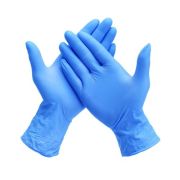 Handschoen Nitril ongepoederd blauw 5 gr. M (100 st.)