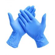 Handschoen Nitril ongepoederd blauw 100 st. XXL