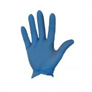 Handschoen Soft Nitril ongepoederd blauw 100 st. M
