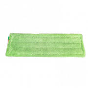 PURE microvezel vlakmop groen velcro 45 cm