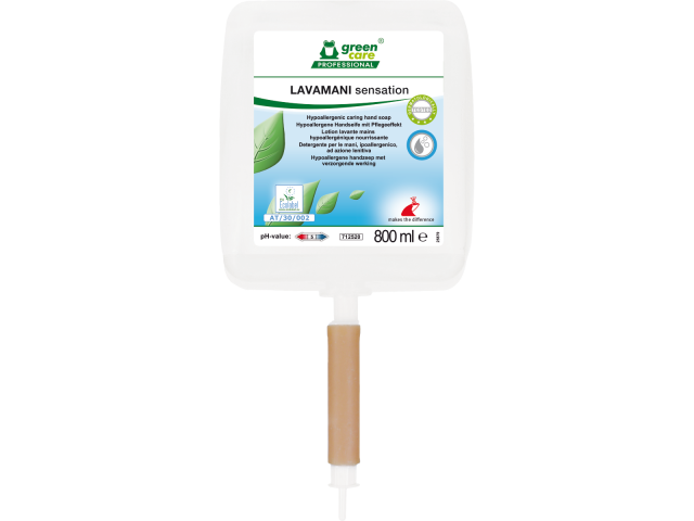 Green Care LAVAMANI Sensation 800 ml patroon