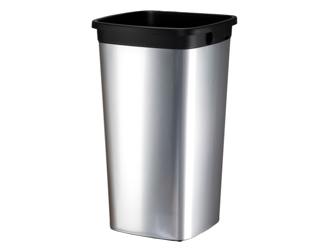 Iris Square afvalbak metaal 60 L (39x39x73 cm)
