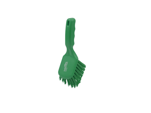 Hillbrush werkborstel hard korte greep 25 cm groen
