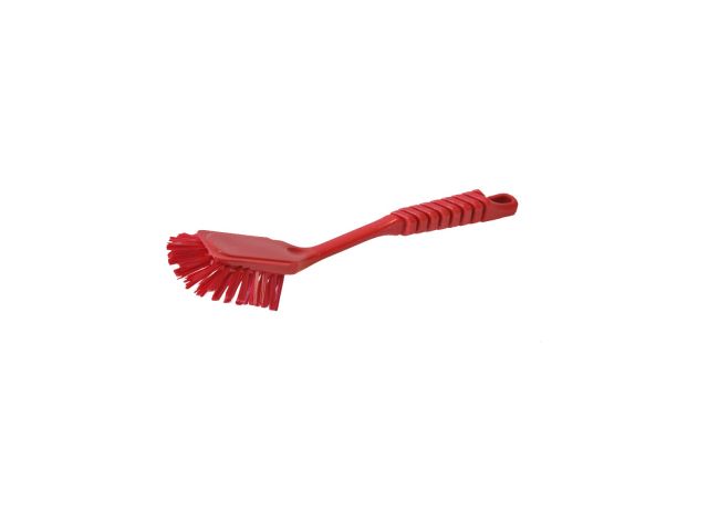 Hillbrush afwasborstel medium 27 cm rood