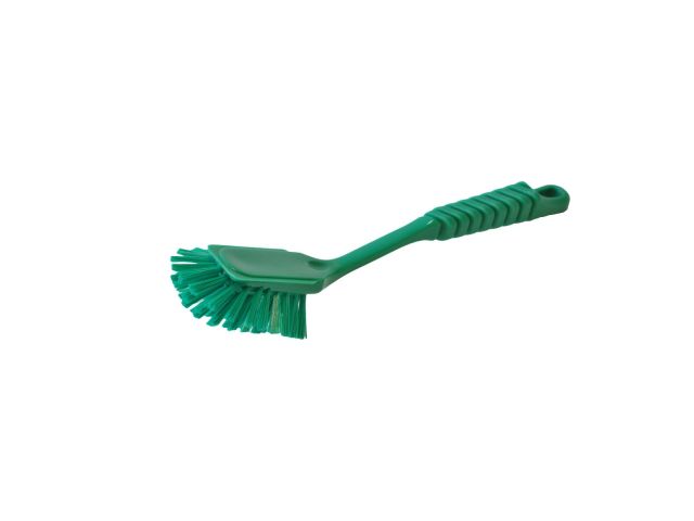 Hillbrush afwasborstel medium 27 cm groen