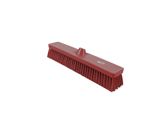 Hillbrush bezem hard 45 cm rood