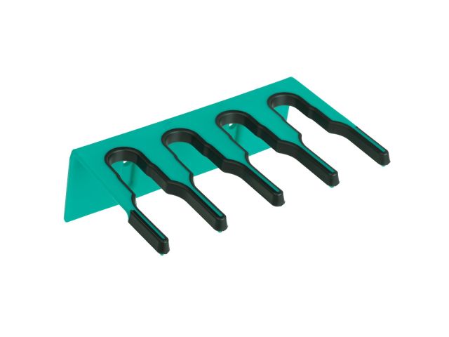 Hillbrush wandhouder 4 stelen 20 cm groen