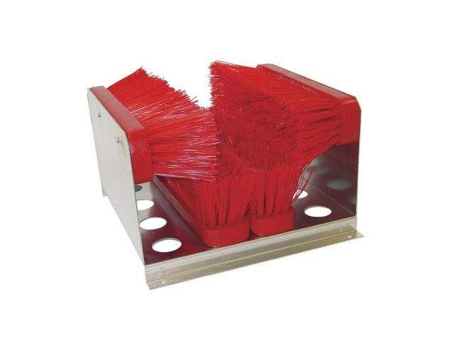 Schoenveger 4 borstels gegalvaniseerd