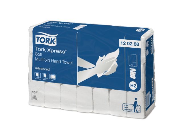 Tork Xpress Zachte Multifold Handdoek wit 2lg XL H2 Advance