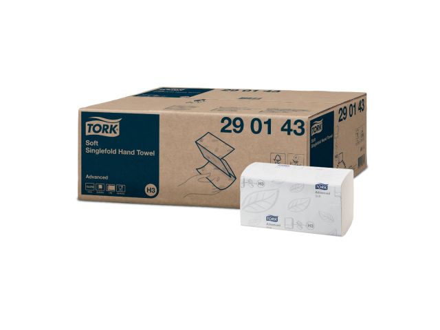 Tork Zachte Z-vouw Handdoek 2lg Wit H3 Advanced