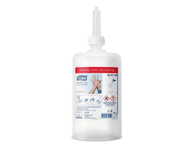 Tork Alcohol Gel voor Handdesinfectie S1 Premium (6x1 L)